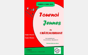 Convocations TDJ CHATEAUBRIANT